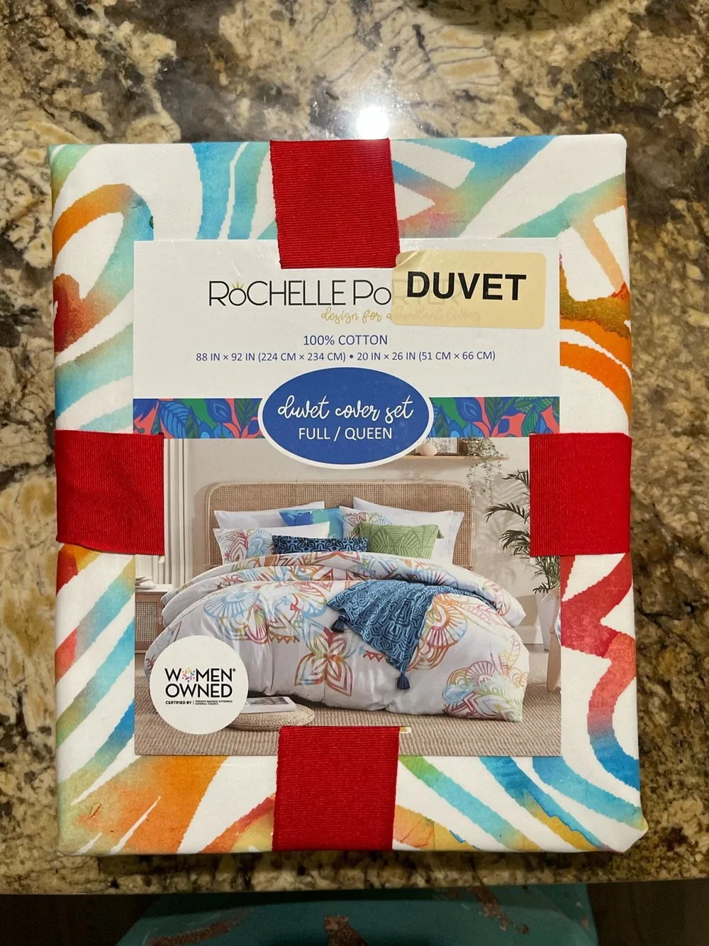 Rochelle Porter Design WILD OUT collection Full/Queen duvet cover set -Brand New